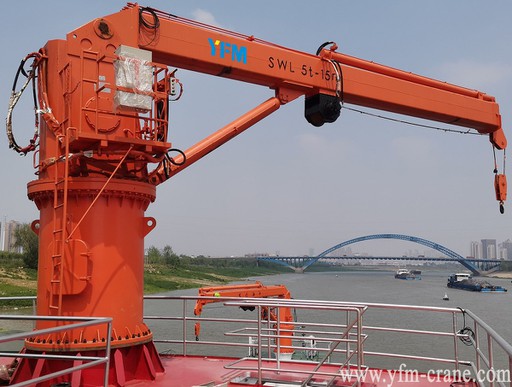 marine telescopic deck crane marine telescopic deck crane