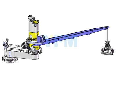 Hiina-Venemaa koostöö: 30- ton, 40- meeter Grab Marine Crane annab Mereoperat...