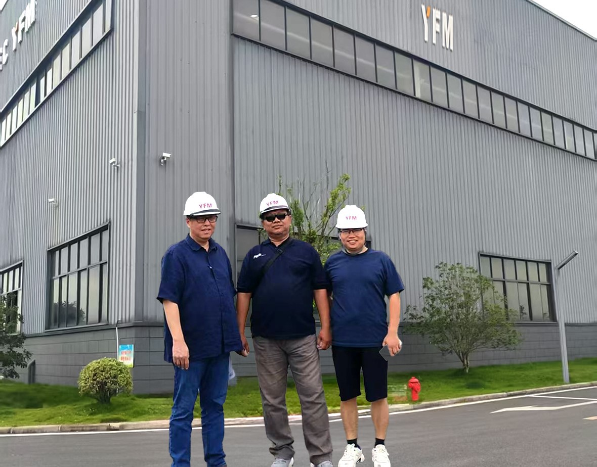 Indonesian customers visiting the YFM factory Indonesian customers visiting the YFM factory